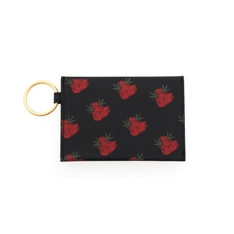 CHB005 weed Red Rose Card wallet