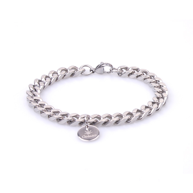 SSBMM09 Stainless steel bracelet medium chain